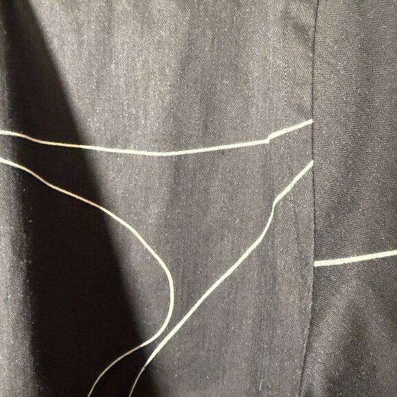 Perry Ellis Abstract Black & White Swirls Cotton Blend Button-Down Shirt Mens L - Picture 4 of 7
